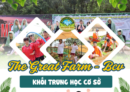 BẢNG GIÁ THE GREAT FARM KHỐI THCS NĂM HỌC 2025 - 2026